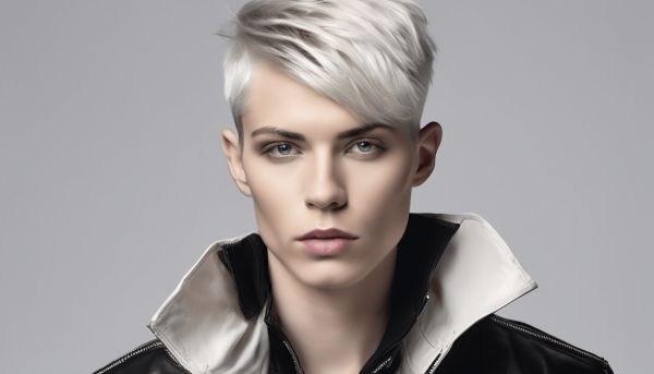 Adopter la coupe courte dégradé à blanc pour un style affirmé