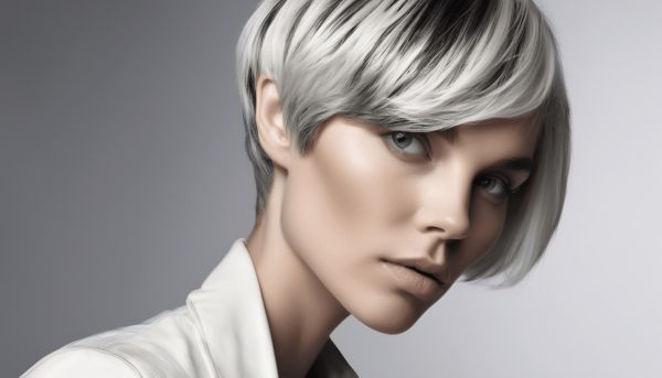 Comment adopter le dégradé à blanc pour cheveux courts
