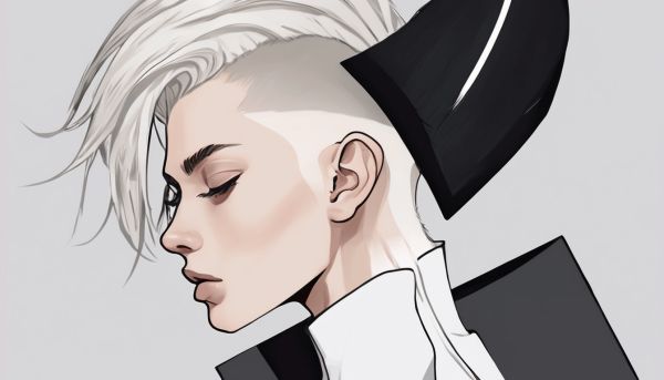 La coupe dégradé à blanc qui change tout pour les cheveux courts