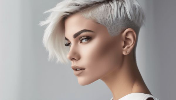 Optimiser votre dégradé à blanc pour des cheveux courts stylés