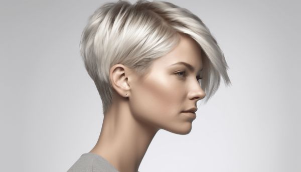 Optimiser votre style avec le dégradé à blanc sur cheveux courts