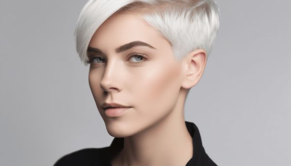 Pourquoi adopter un dégradé blanc sur cheveux courts peut transformer votre look