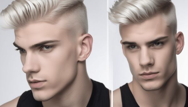 Quel dégradé américain à blanc pour vos cheveux courts ?