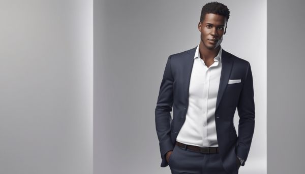 Vise un style élégant avec le dégradé à blanc pour homme