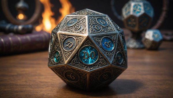 Le d20 : essentiel pour des jeux de rôle et des quêtes fantastiques