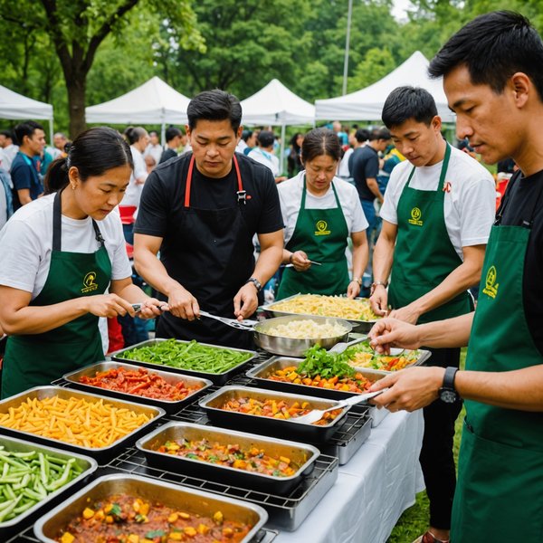 Comment organiser une compétition de cuisine végétarienne en plein air?